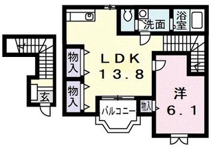 エーデルハイムの物件間取画像